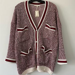 MAJE Cardigan Red T1